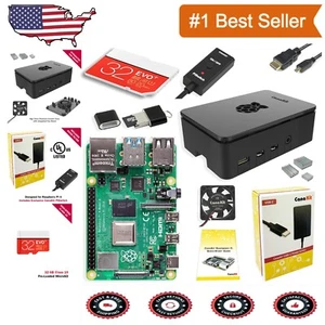 Ultimate Raspberry Pi 4 4GB Starter PRO Kit - Includes 32GB Card & Power Supply - Picture 1 of 9