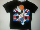 Bnwt Disney Mickey Mouse Cartoon Character Boys Black T-shirt Age 5-6 Year 116cm