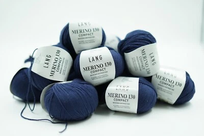 15 X Merino 130 Compact (750 gr) von LANG YARN Schurwolle (Merino extrafine) (4) - Bild 1 von 2