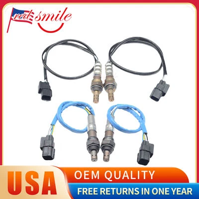 Conjunto (4) Sensor de Oxigênio O2 Upstream & Downstream Para 2007 2008 2009 Acura MDX V6 3.7L - Imagem 1 de 4