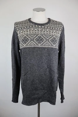 VANS Sweater Jersey Cotton Acrylic Man M Man Wool Sweater Casual Vintage Logo - Image 1 of 4