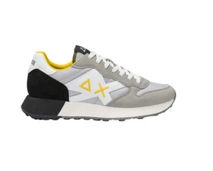 SUN68 Jaki 2.0 Bicolor Grigio Nero Giallo Uomo 2025 Scarpe Uomo Grigio Nylon ... - Imagen 1 de 4