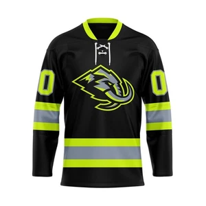 Personalisiertes U.tah Mammut Spezial Feuerwehr Spitze Hockey Shirt Herren Fan Ausrüstung - Bild 1 von 6
