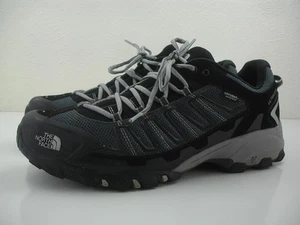 Men's 14 M The North Face Ultra 109 NF0A48MF Waterproof Hiking Shoes Black Gray - Picture 1 of 13
