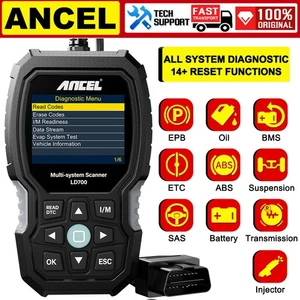 ANCEL LD700 for Land Rover All System OBD2 Scanner Car Diagnostic Tool SRS TPMS - Picture 1 of 14