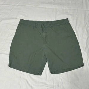 Patagonia Men's 36 Dark Green Flat Front Chino Shorts Summer, Outdoor, Gorpcore - Picture 1 of 6