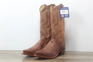 Tony Lama Herren hellbraun Saigets getragen Ziege Westernstiefel Gr. 12D {MB-1887] - Bild 1 von 10