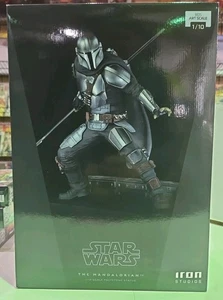 IRON STUDIOS STAR WARS 1/10 BDS ART SCALE MANDALORIAN 20CM  - Bild 1 von 4