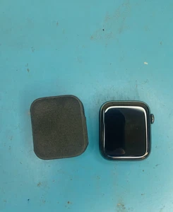 Apple Watch Series 4 44mm Space Black Stainless Steel Case with Space Black Loop - Picture 1 of 6