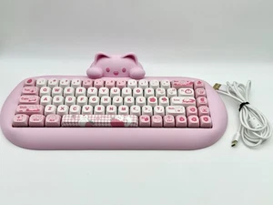 Yunzii YUNZII C68 Wireless Mechanical Keyboard - Pink - Picture 1 of 8