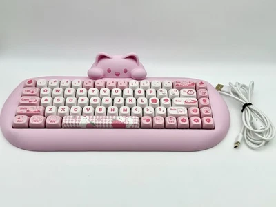 Yunzii YUNZII C68 Wireless Mechanical Keyboard - Pink - Image 1 of 4