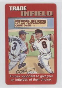 1996 Team Out! Alex Rodriguez Cal Ripken Jr Trade Infield ( ) #ARCR HOF