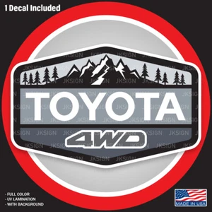 Toyota 4WD Mountain Decal - Picture 1 of 5