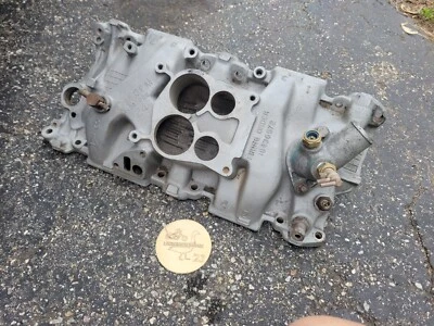 Chevrolet Corvette L-81 1981 colector de admisión de aluminio 14033058 SBC 350ci OEM GM Foto 1 de 4