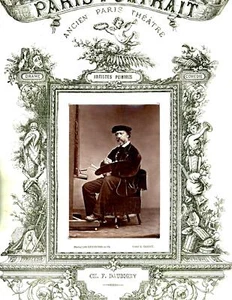 1882 WOODBURYTYPE Photo of French pre-Impressionist Artist CHARLES DAUBIGNY - Picture 1 of 1
