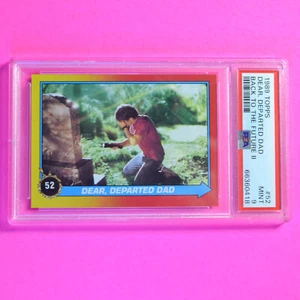 1989 Topps Back to the Future II #52 Dear Departed Dad - PSA 9 Mint Movie Card - Picture 1 of 1