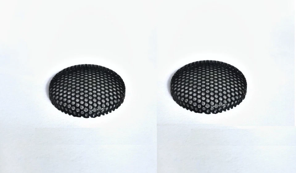Un par de cubiertas de altavoz de 1,5" 35,5 mm para tweeter audio rejilla de malla metálica 7,5 mm de alto Foto 1 de 4