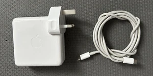 Genuine Apple 87W USB-C Power Adapter A1719 (for MacBook Pro 13-15-inch) - Afbeelding 1 van 4