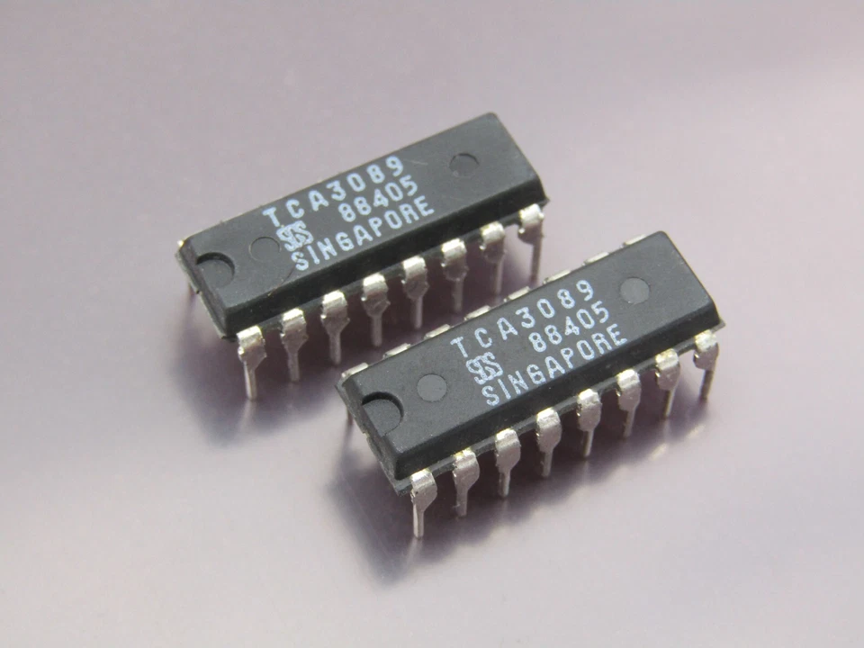 ( 2 PCS ) TCA3089 Vintage SGS FM IF Amplifier IC  --  NOS - Image 1 of 1