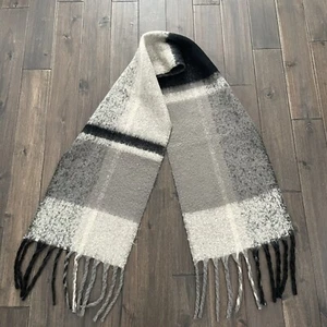Eyeful Plaid Fransen Winterdecke Schal - Bild 1 von 5