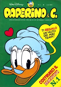 Walt Disdney  : " PAPERINO & C. N° 6 / 9/AGO/1981 " - Picture 1 of 4