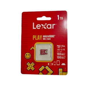 1TB Play microSDXC Memory Card, UHS-I, C10, U3, V30, A2, Full-HD & 4K Video, ... - Zdjęcie 1 z 1