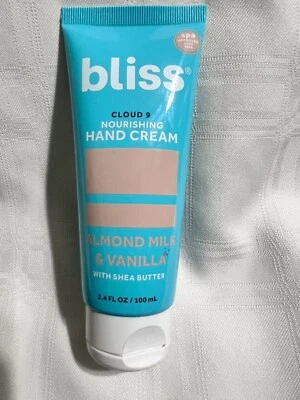Crema de manos nutritiva BLISS Cloud 9 leche de almendras y vainilla con karité 3,4 fl oz Foto 1 de 4