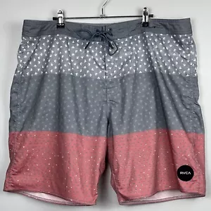 RVCA Vintage Stretch Red and Gray Triple Trunks Size 38 Hiking, Swimming, Casual - Picture 1 of 13