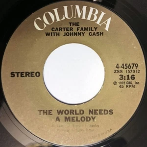 The Carter Family w/ Johnny Cash - The World Needs A Melody - Picture 1 of 1