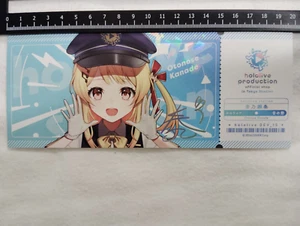 hololive Otonose Kanade ticket style card official shop in Tokyo Station 2024 - Picture 1 of 1