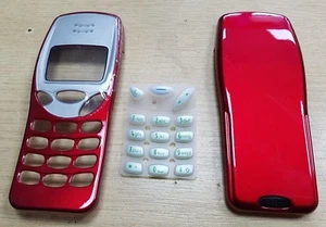 20 x Nuevo Para Nokia 3210 Banda delantera y trasera Cubierta + Teclado Rojo - Imagen 1 de 1