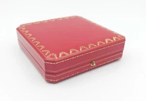 CARTIER Paris 4103 RARE Red BOX Very RARE CARTIER Watch Box ☆☆☆☆☆ - Picture 1 of 12
