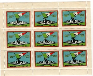 FE0019 Foglietto de "L'Italia Medica" Rivista dei medici 1934 - Picture 1 of 1