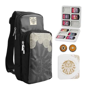 Portable Travel Case for Nintendo Switch with 12 Slots Game Case Thumb Grip Caps - Picture 1 of 7