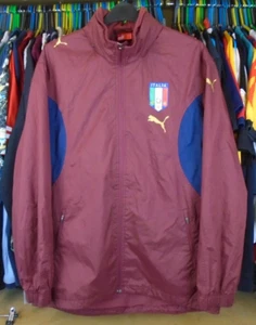 ITALY ITALIA PUMA FOOTBALL SOCCER TRACKSUIT JACKET TOP MEDIUM - Picture 1 of 9