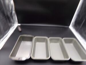 Lot Of  4 Non-Stick  Bread Loaf Pans -8"