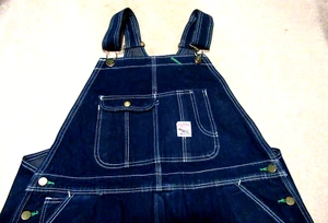 Salopette bavaglino uomo marca Pointer vintage taglia 44x32 blu denim made in USA - Foto 1 di 13