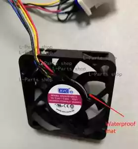 AVC DAZA0515RCU 13.6V 0.20A 4-wire plug 5015 waterproof cooling fan - Picture 1 of 2