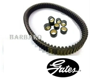 KIT RULLI GRAMMI 15 + CINGHIA ORIGINALE GATES YAMAHA MAJESTY 400 2004 2005 2006 - Foto 1 di 2