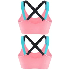 Shockproof Women Sports Bra Gym Running Jogging Yoga Fitness - Picture 1 of 12