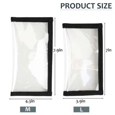 1/4/6 piezas envolturas de señuelos de pesca transparentes duraderas cubiertas de señuelos de PVC mantiene la pesca segura fácil Foto 1 de 4