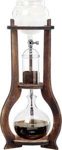 Nispira Iced Coffee Dripper Cold Brew Drip Tower Coffee Maker Wooden 6-8 Cup - Picture 1 of 4