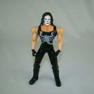 Vintage WCW Sting 6" wrestling figure, 1999 Toy Biz WWE