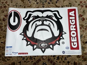 Georgia Bulldogs Logo Fathead Decal 38x24 Small Damage - Picture 1 of 2