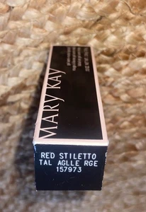 Mary Kay Gel Semi-Matte Lipstick Red Stiletto Full Size 157973 - Picture 1 of 2