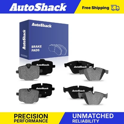 Front Rear Ceramic Brake Pad Set for 2012-2017 BMW 640i Foto 1 de 4