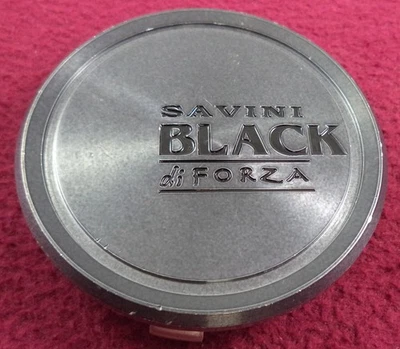 Tapa central de rueda personalizada gris oscuro brillante Savini Black di Forza #C-SA02 (1) Foto 1 de 3