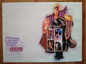Ersttagsbrief Liberia The Circus, Circus Briefmarken - Bild 1 von 1