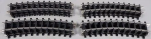 ETS O Gauge Curved Track Sections [16] (2-Rail) EX - Picture 1 of 12