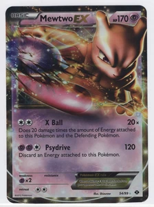 Used Pokemon Jumbo Mewtwo EX 54/99 Oversized Black Star Promo Free Shipping! - Bild 1 von 1